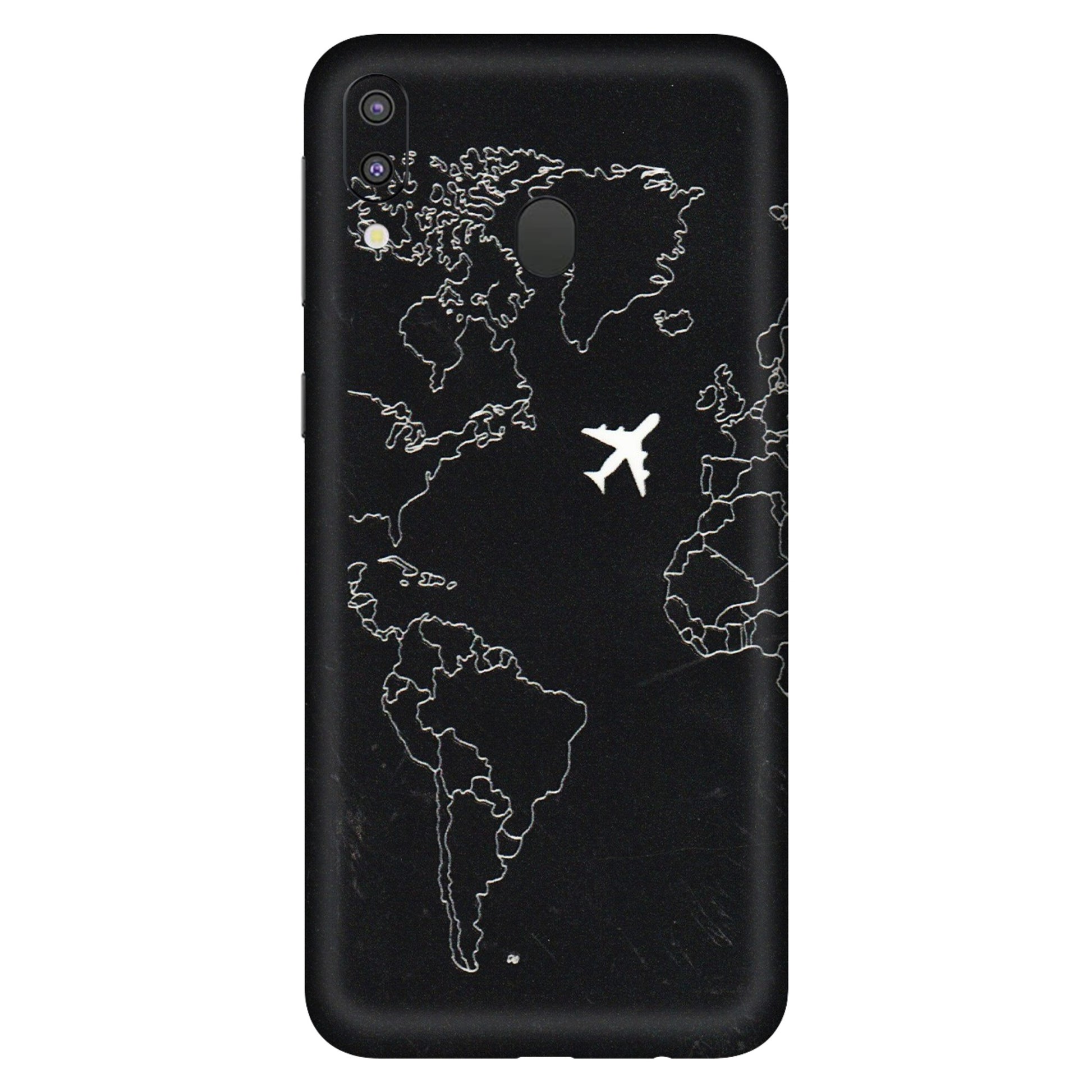Samsung M/F/Note/Flip and C Phone Skins (All Models) - Never Ending Travel - 3D Embossed Finish (L-79) Samsung Galaxy M20
