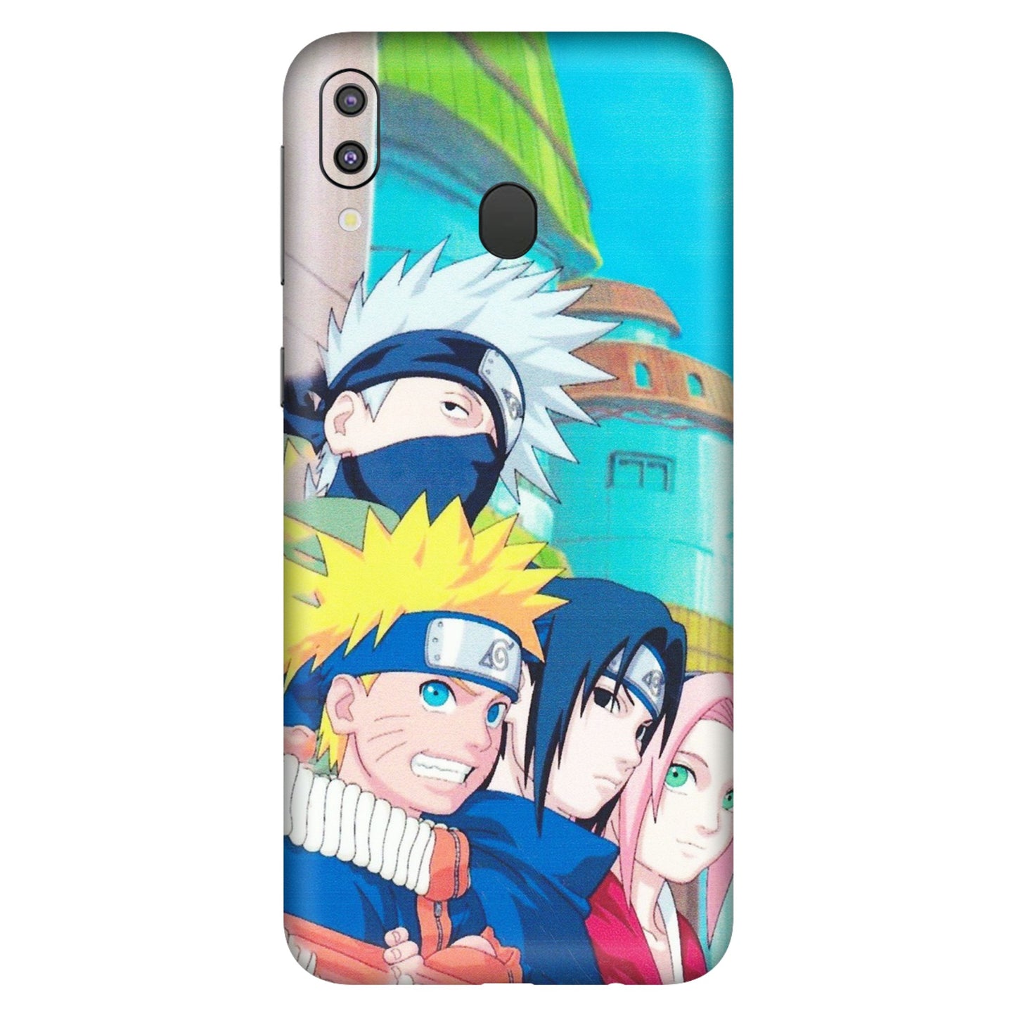 Samsung M/F/Note/Flip and C Phone Skins (All Models) - Team Minato And Kakashi - Matte Finish (M-101) Samsung Galaxy M20