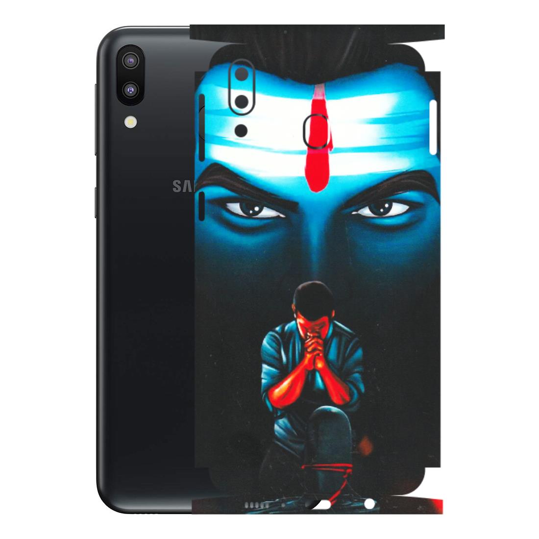 Samsung M/F/Note/Flip and C Phone Skins (All Models) - Mahakal Bhakt - Matte Finish (M-112) Samsung Galaxy M20