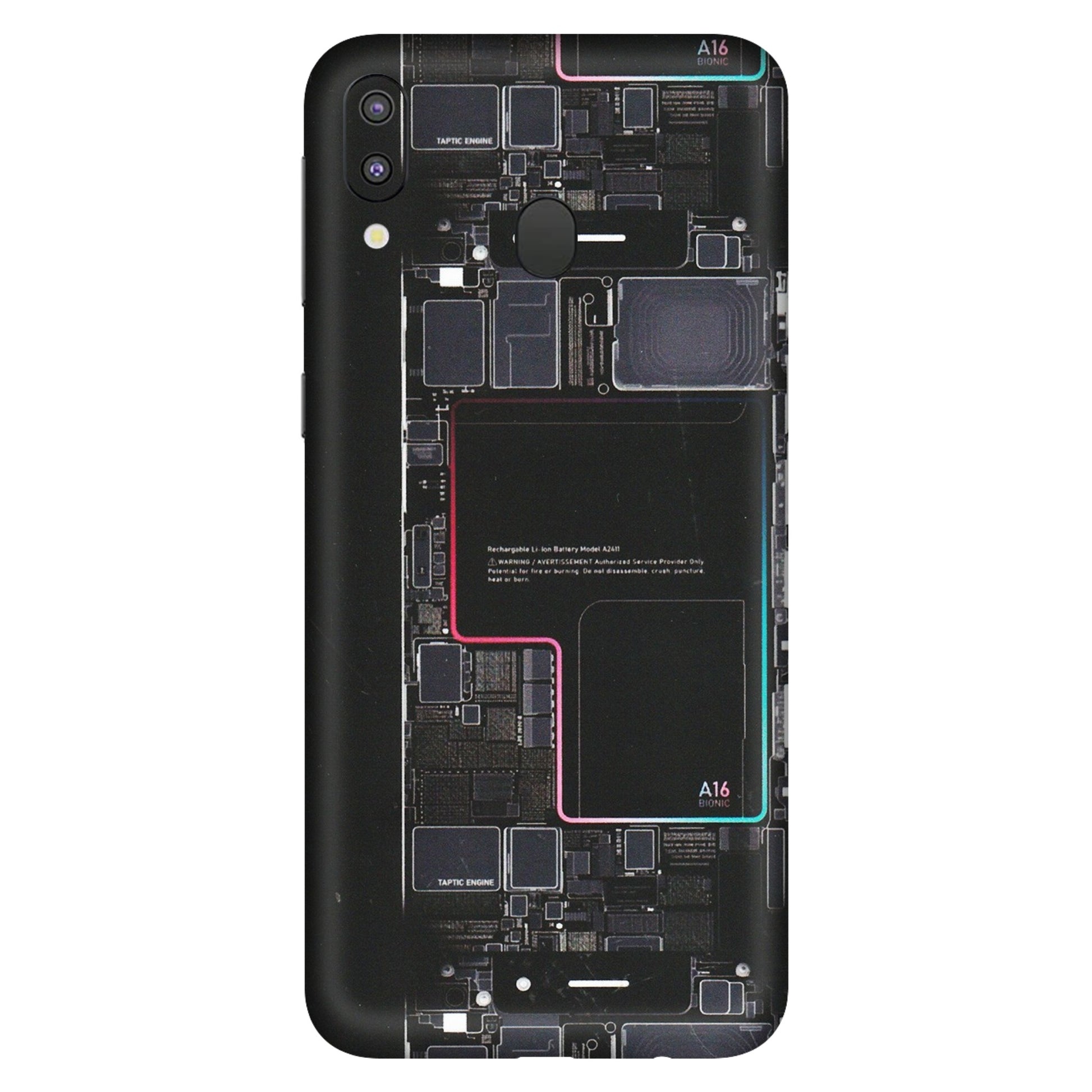 Samsung M/F/Note/Flip and C Phone Skins (All Models) - Motherboard Circuit Layout - Matte Finish (M-117) Samsung Galaxy M20
