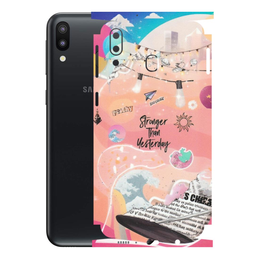 Samsung M/F/Note/Flip and C Phone Skins (All Models) - Stronger Then Yesterday - Matte Finish (M-128) Samsung Galaxy M20