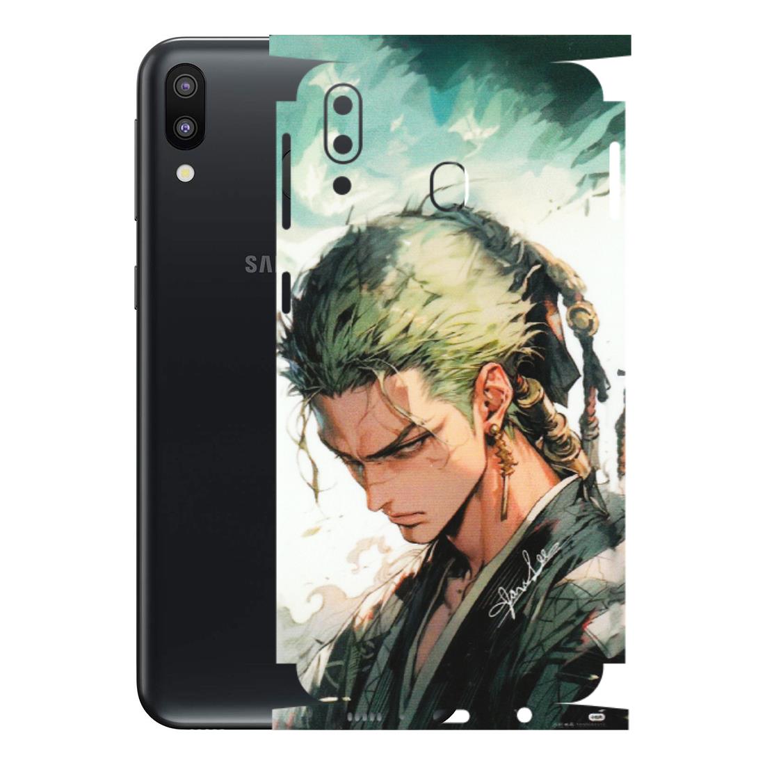 Samsung M/F/Note/Flip and C Phone Skins (All Models) - New Roronoa Zoro One Picece Anime - Matte Finish (M-140) Samsung Galaxy M20