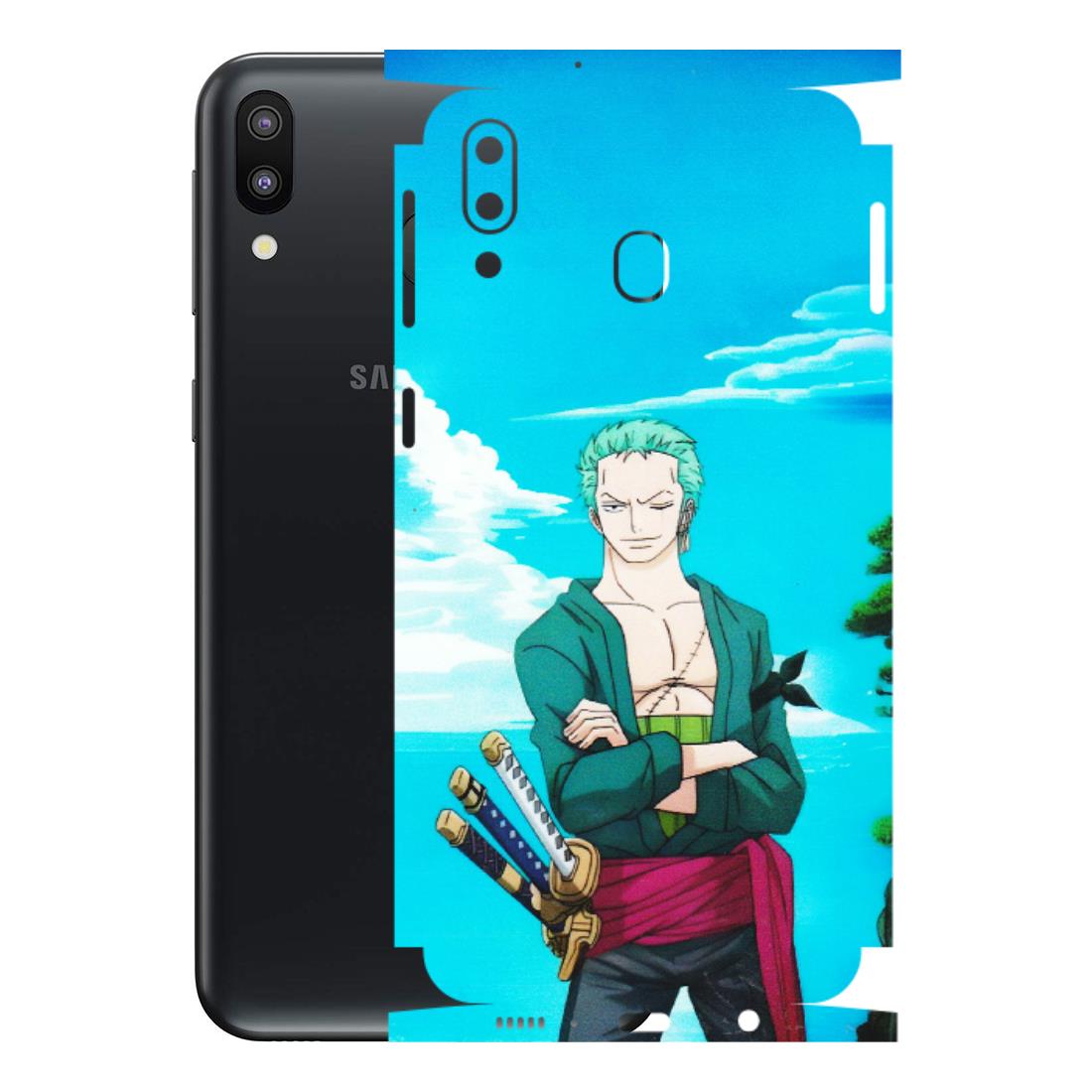 Samsung M/F/Note/Flip and C Phone Skins (All Models) - Cool Swordman Zoro Anime - Matte Finish (M-143) Samsung Galaxy M20