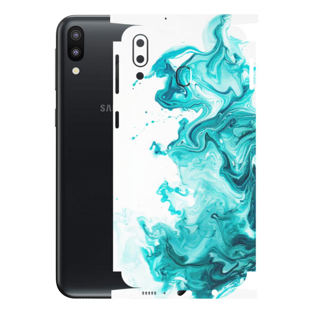 Samsung M/F/Note/Flip and C Phone Skins (All Models) - Sky Blue Abstract Colour - Matte Finish (M-146) Samsung Galaxy M20