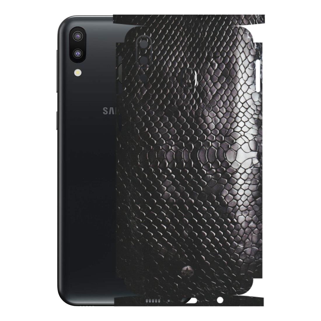 Samsung M/F/Note/Flip and C Phone Skins (All Models) - Black Snack Leather - Matte Finish (M-147) Samsung Galaxy M20