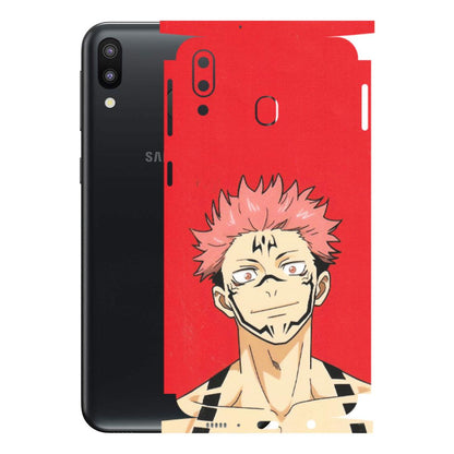 Samsung M/F/Note/Flip and C Phone Skins (All Models) - Ryomen Sukuna Fun Anime - Matte Finish (M-153) Samsung Galaxy M20