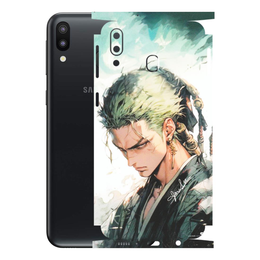 Samsung M/F/Note/Flip and C Phone Skins (All Models) - Pirate Hunter One Piece Anime - Matte Finish (M-157) Samsung Galaxy M20