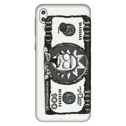 Samsung M/F/Note/Flip and C Phone Skins (All Models) - Rick And Morty Hundred Dollar Anime - Matte Finish (M-161) Samsung Galaxy M20