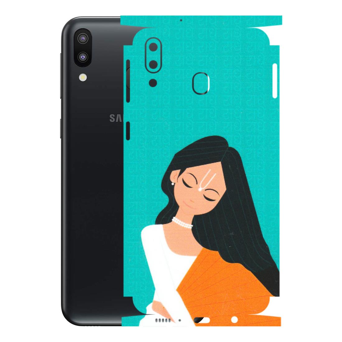 Samsung M/F/Note/Flip and C Phone Skins (All Models) - Radhe Radhe With Hindu Symbol - Matte Finish (M-164) Samsung Galaxy M20