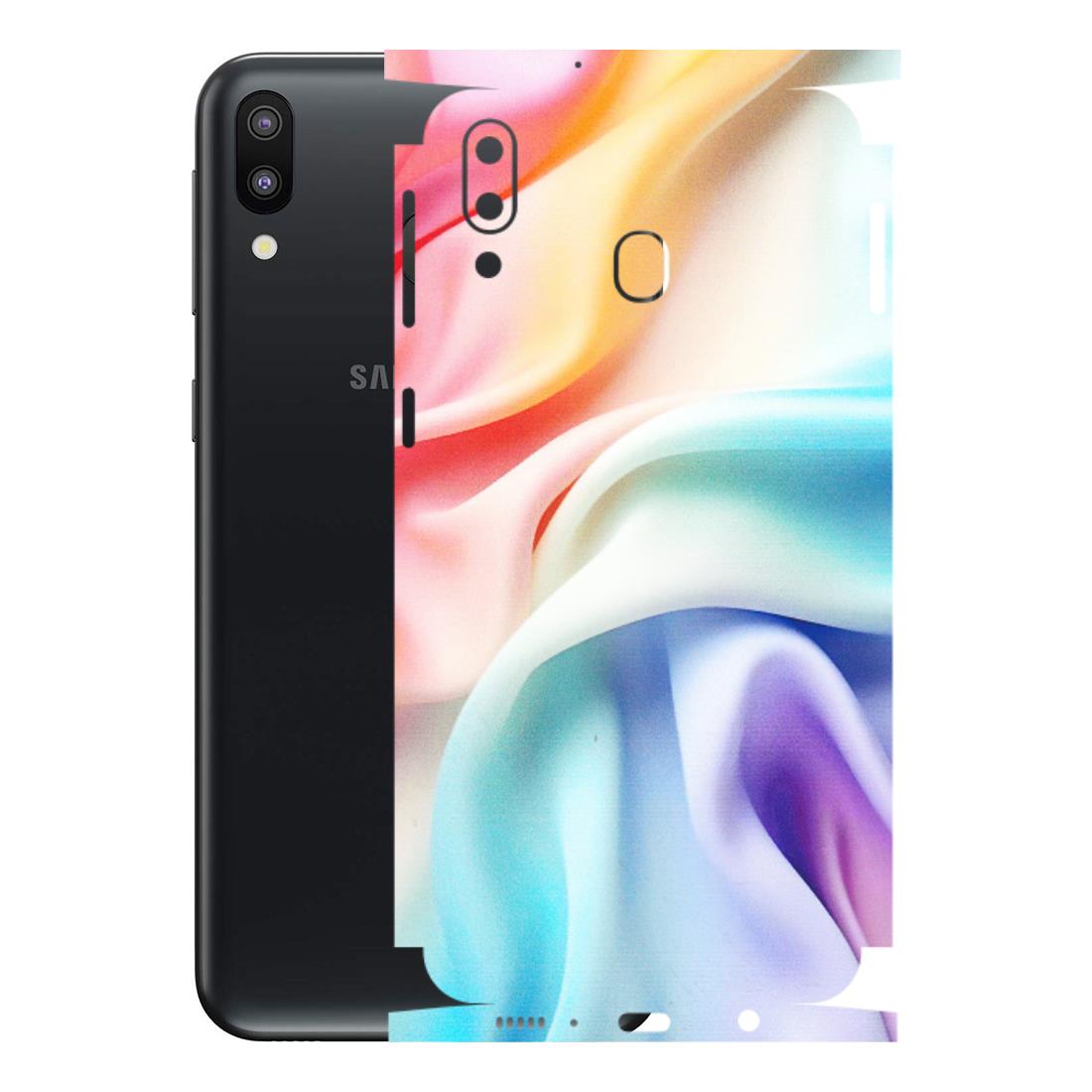 Samsung M/F/Note/Flip and C Phone Skins (All Models) - Colourful Silk Cloth - Matte Finish (M-165) Samsung Galaxy M20