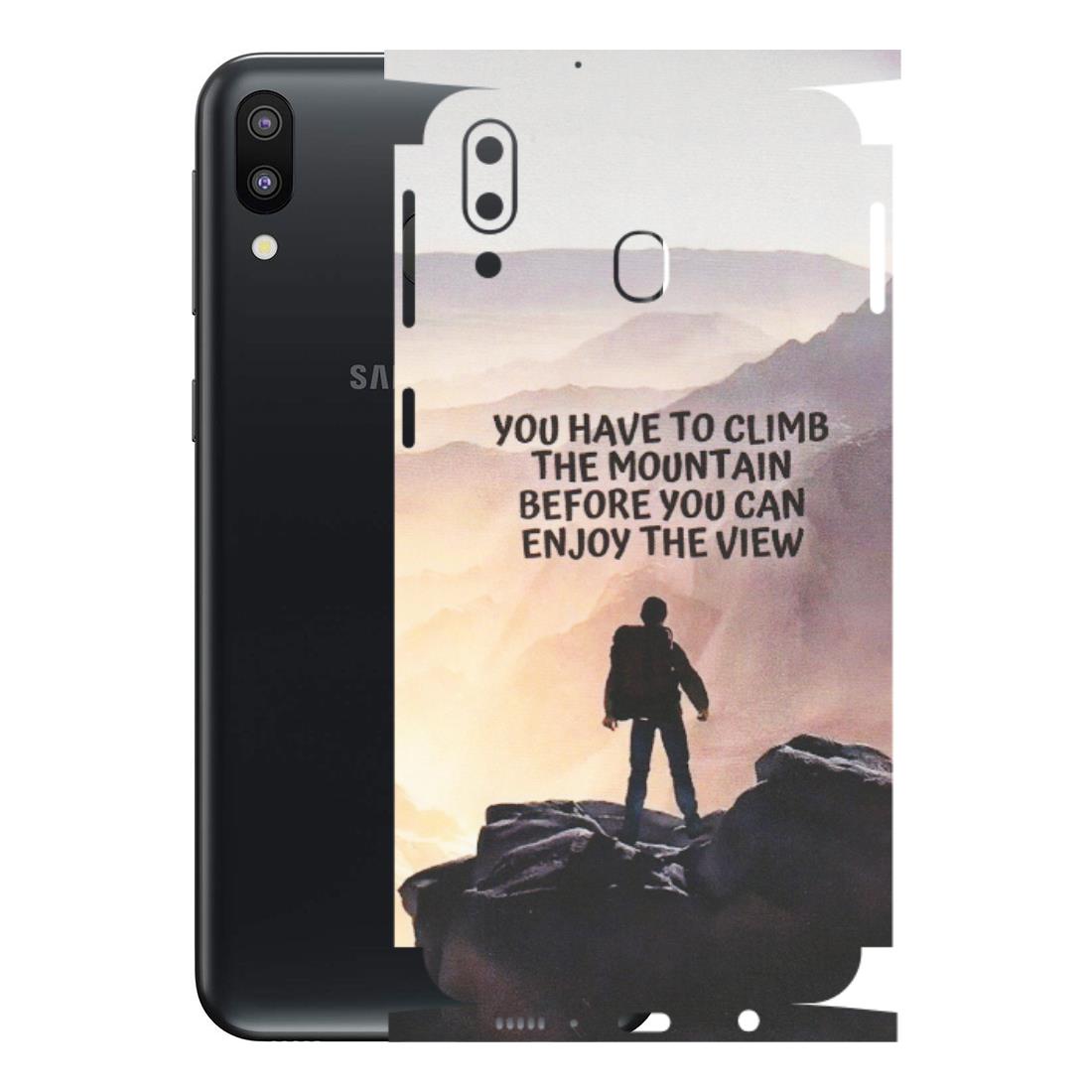 Samsung M/F/Note/Flip and C Phone Skins (All Models) - Motivational Hiking Mountain - Matte Finish (M-28) Samsung Galaxy M20