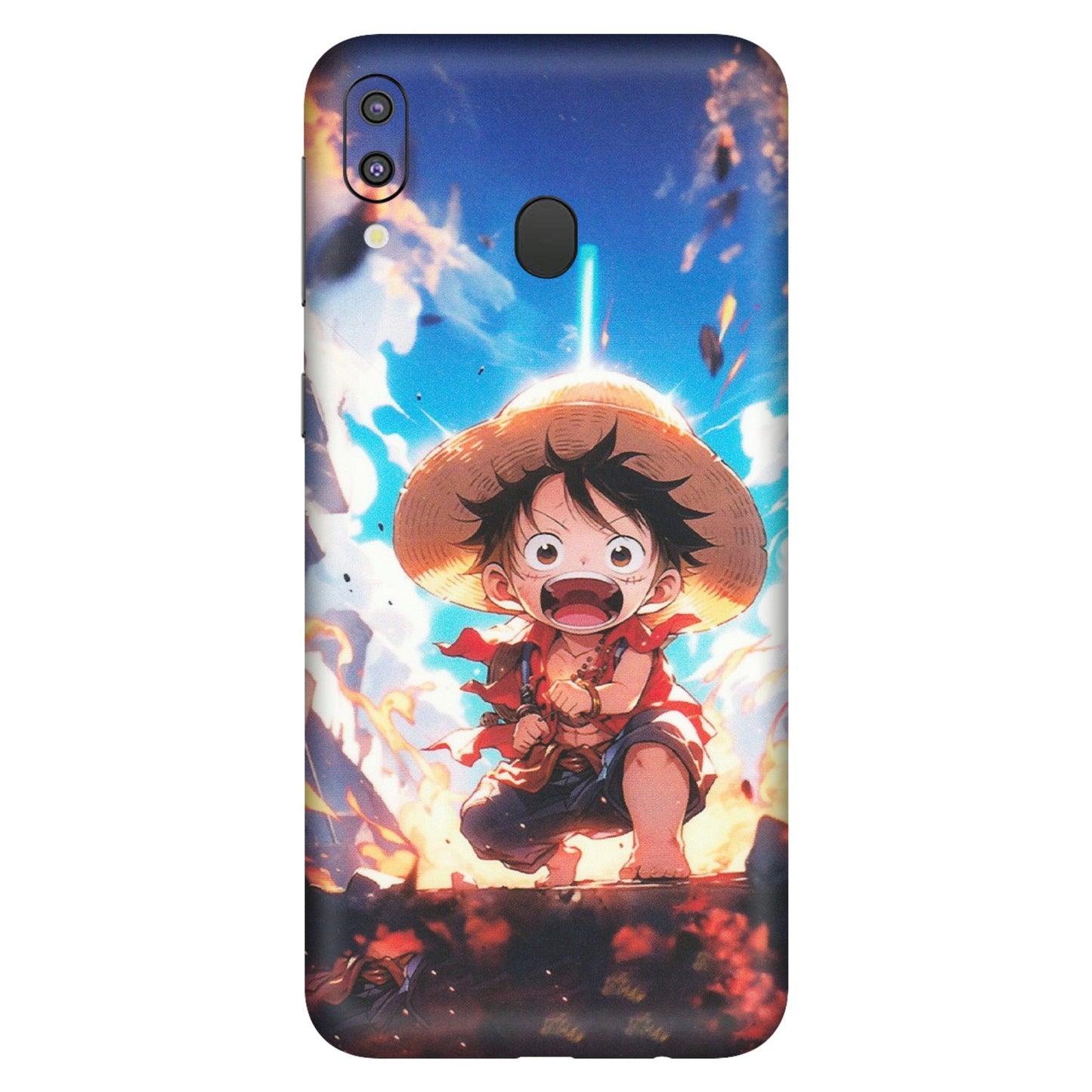 Samsung M/F/Note/Flip and C Phone Skins (All Models) - Toon One Piece Cute Character - Matte Finish (M-35) Samsung Galaxy M20
