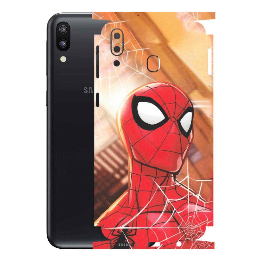 Samsung M/F/Note/Flip and C Phone Skins (All Models) - Spiderman Face New - Matte Finish (M-41) Samsung Galaxy M20