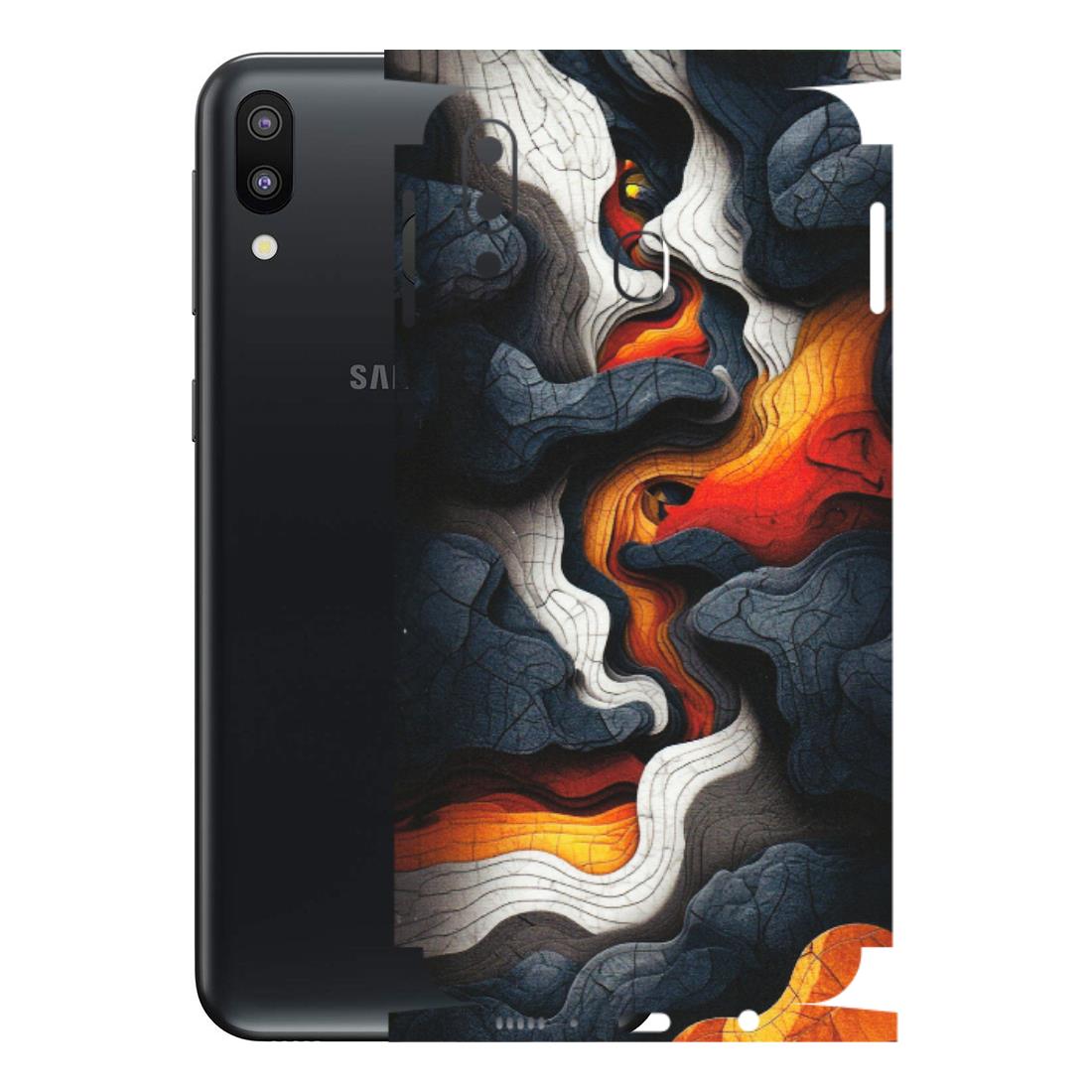 Samsung M/F/Note/Flip and C Phone Skins (All Models) - Abstract Volcanic Layers - Matte Finish (M-52) Samsung Galaxy M20