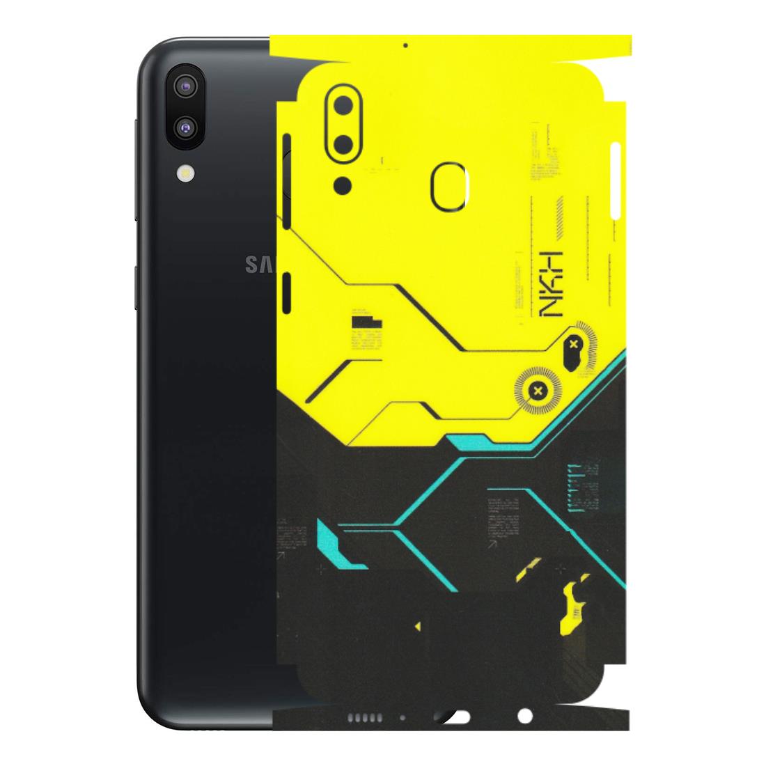 Samsung M/F/Note/Flip and C Phone Skins (All Models) - Black Yellow Technica - Matte Finish (M-53) Samsung Galaxy M20