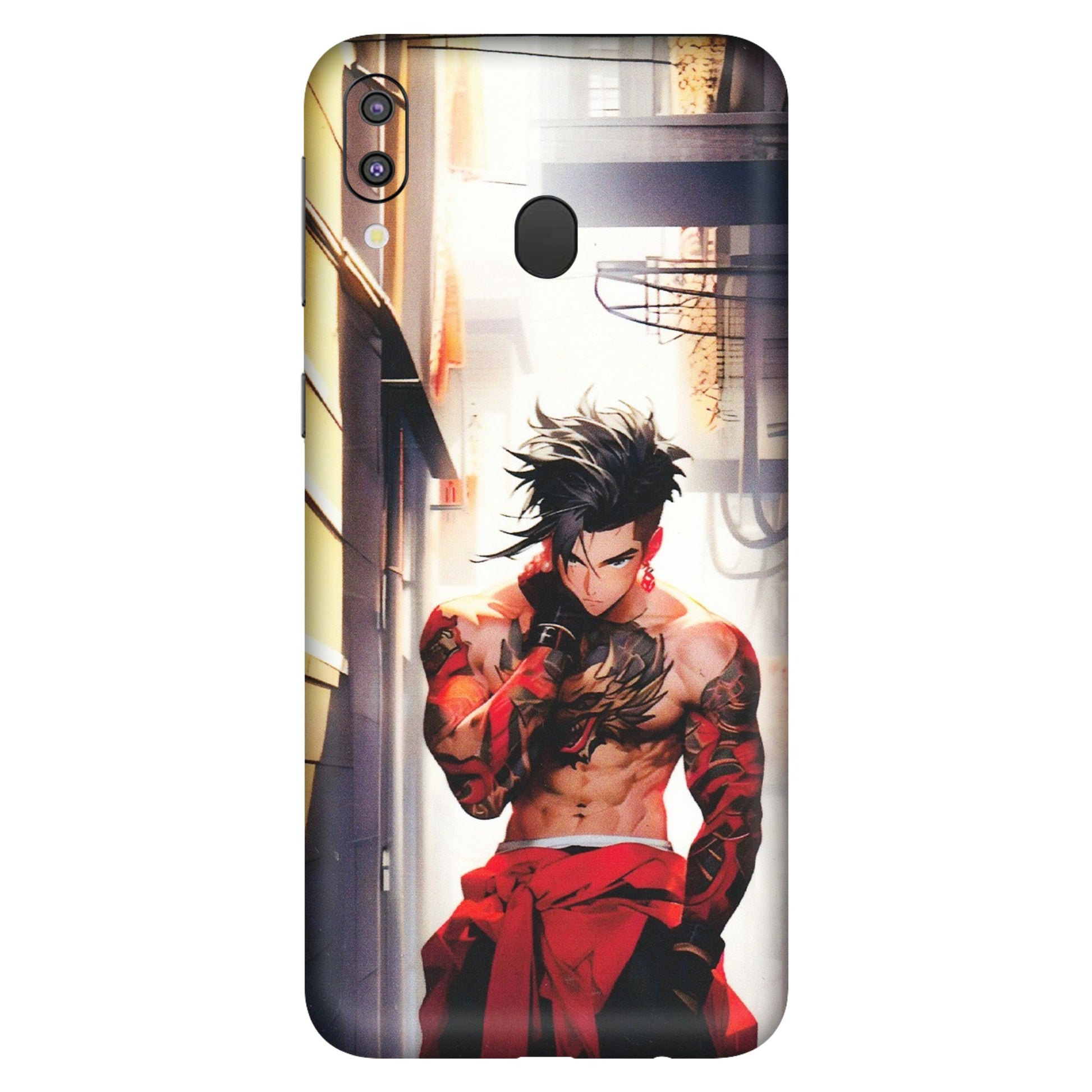 Samsung M/F/Note/Flip and C Phone Skins (All Models) - In the streets of Japan - Matte Finish (M-77) Samsung Galaxy M20