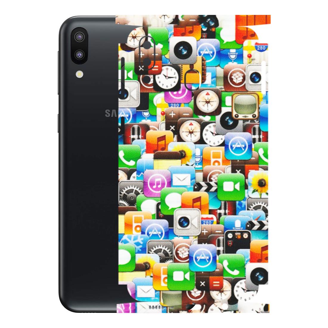 Samsung M/F/Note/Flip and C Phone Skins (All Models) - All Apple Icons - Matte Finish (M-93) Samsung Galaxy M20