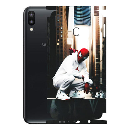 Samsung M/F/Note/Flip and C Phone Skins (All Models) - Sportsman Spider Man - Matte Finish (M-94) Samsung Galaxy M20
