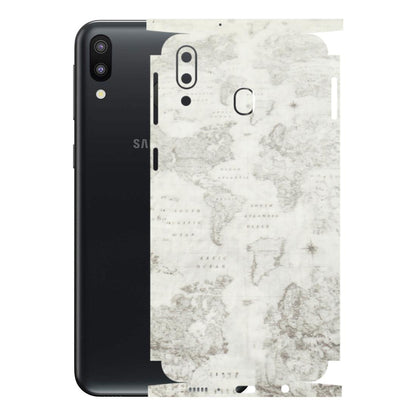 Samsung M/F/Note/Flip and C Phone Skins (All Models) - World Travel Map - Transparent Finish (T-04) Samsung Galaxy M20