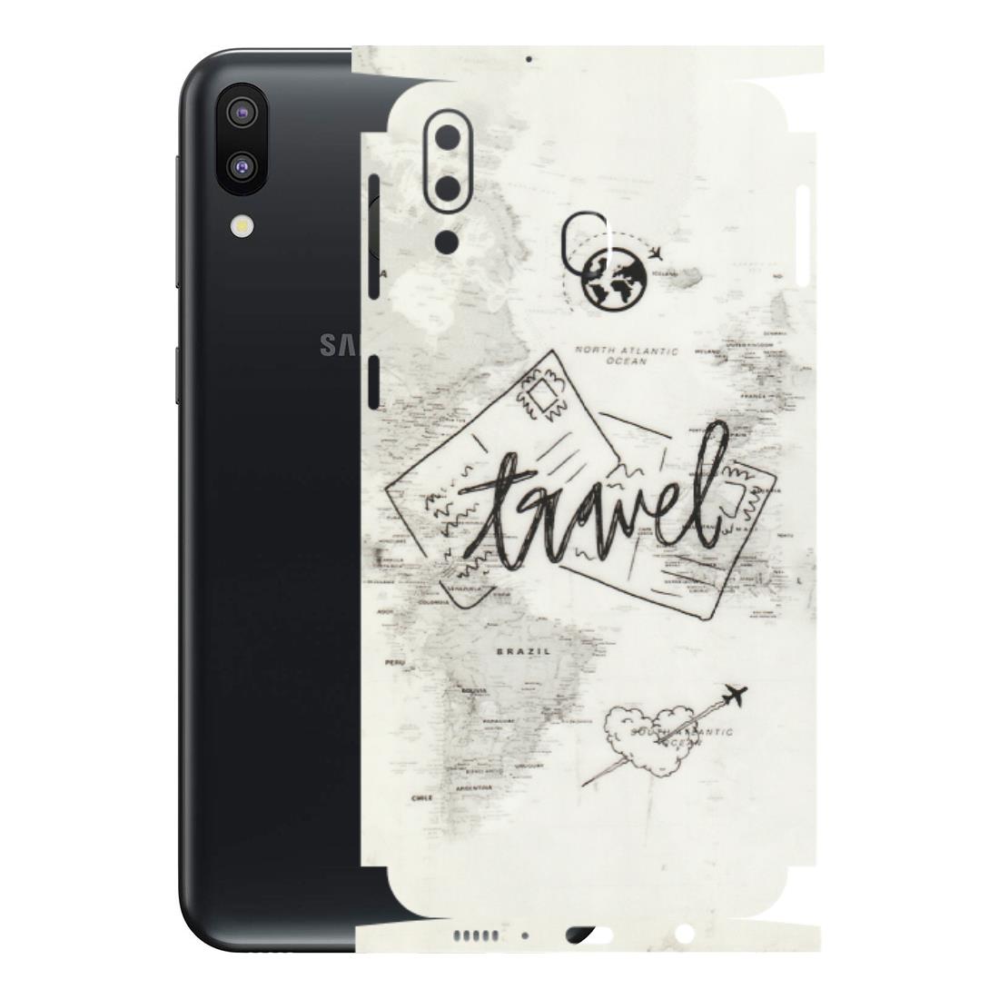 Samsung M/F/Note/Flip and C Phone Skins (All Models) - Travel Ticket - Transparent Finish (T-06) Samsung Galaxy M20
