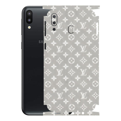 Samsung M/F/Note/Flip and C Phone Skins (All Models) - Luxury Brands Logo - Transparent Finish (T-07) Samsung Galaxy M20