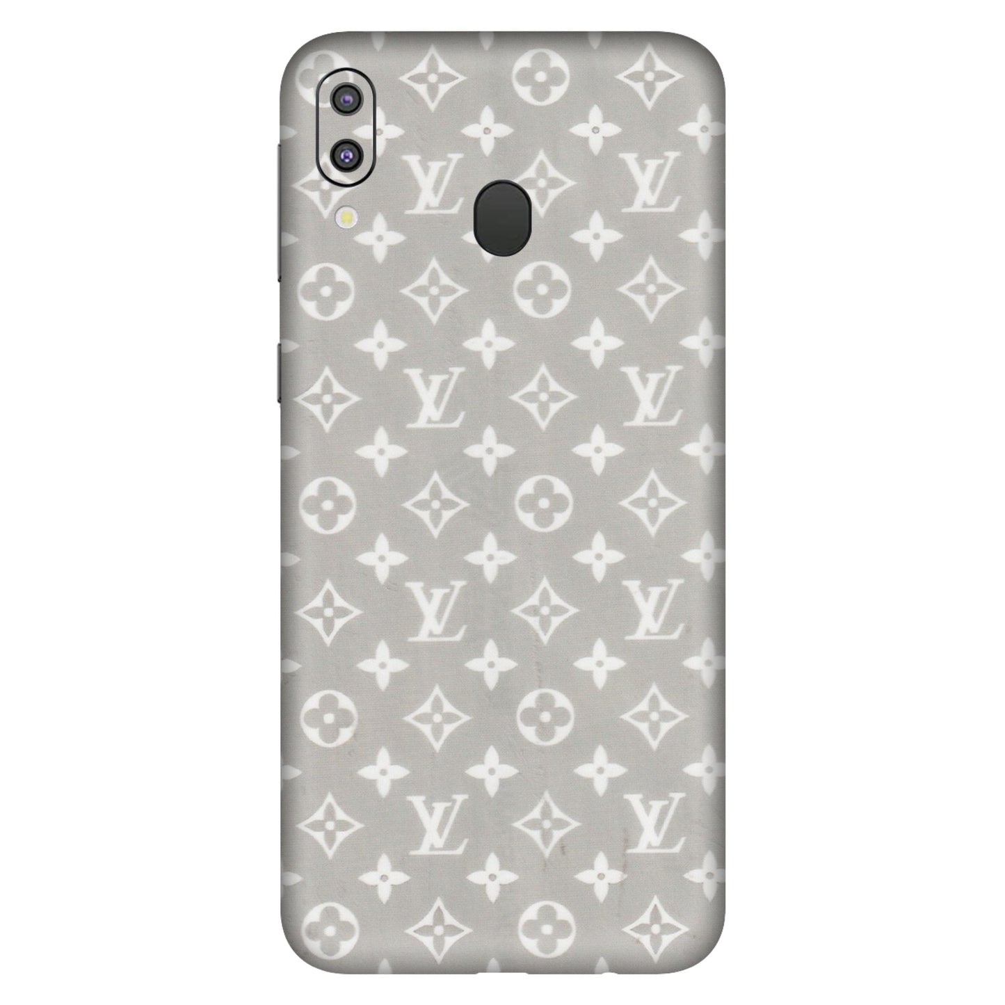 Samsung M/F/Note/Flip and C Phone Skins (All Models) - Luxury Brands Logo - Transparent Finish (T-07) Samsung Galaxy M20