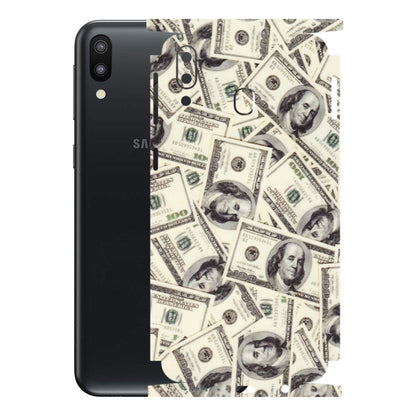Samsung M/F/Note/Flip and C Phone Skins (All Models) - Dollar Lover - Transparent Finish (T-17) Samsung Galaxy M20