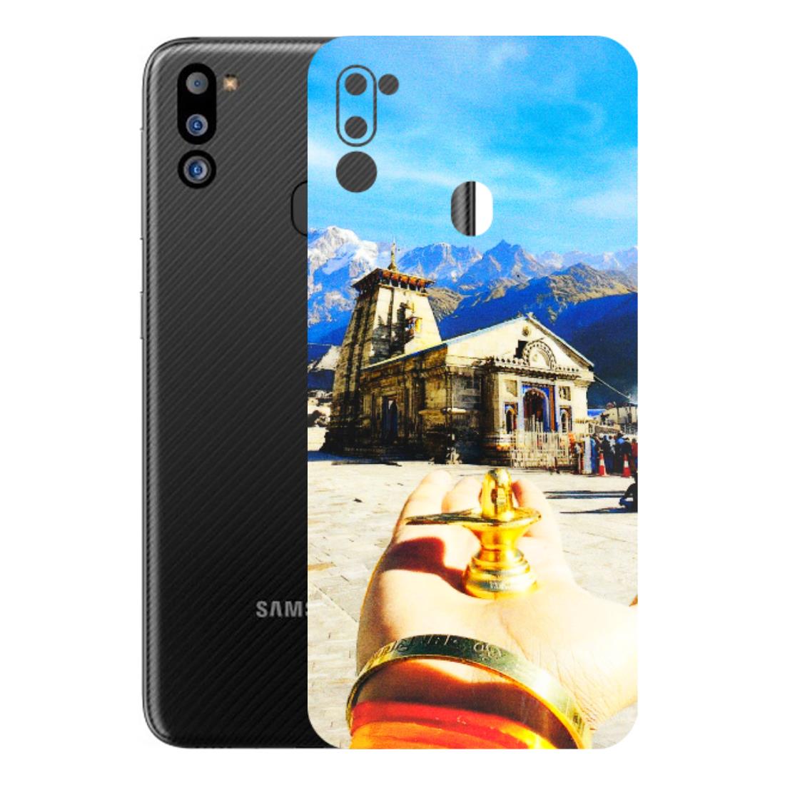 Samsung M/F/Note/Flip and C Phone Skins (All Models) - Beauty of Kedarnath - 3D Embossed Finish (L-108) Samsung Galaxy M21 2021
