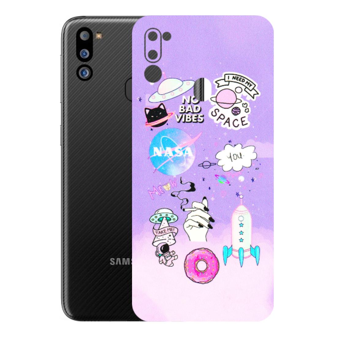 Samsung M/F/Note/Flip and C Phone Skins (All Models) - I Need My Nasa Skin - 3D Embossed Finish (L-149) Samsung Galaxy M21 2021