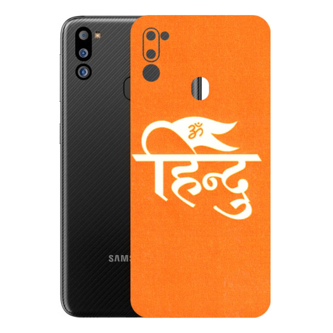 Samsung M/F/Note/Flip and C Phone Skins (All Models) - Hindu Kesari - 3D Embossed Finish (L-154) Samsung Galaxy M21 2021
