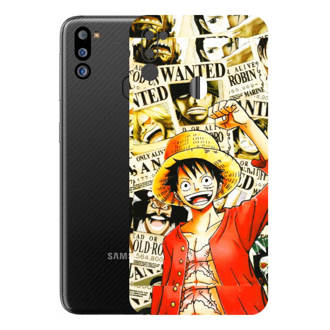Samsung M/F/Note/Flip and C Phone Skins (All Models) - Luffy Anime - 3D Embossed Finish (L-177) Samsung Galaxy M21 2021
