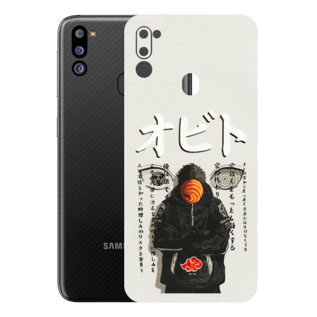 Samsung M/F/Note/Flip and C Phone Skins (All Models) - Obito Anime Eye - 3D Embossed Finish (L-19) Samsung Galaxy M21 2021