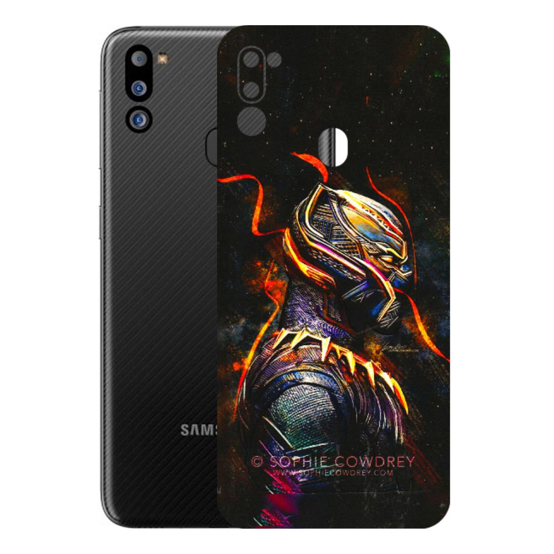 Samsung M/F/Note/Flip and C Phone Skins (All Models) - Black Panther - 3D Embossed Finish (L-190) Samsung Galaxy M21 2021