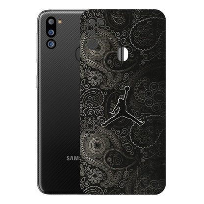Samsung M/F/Note/Flip and C Phone Skins (All Models) - Basketball Player Artwork - 3D Embossed Finish (L-215) Samsung Galaxy M21 2021