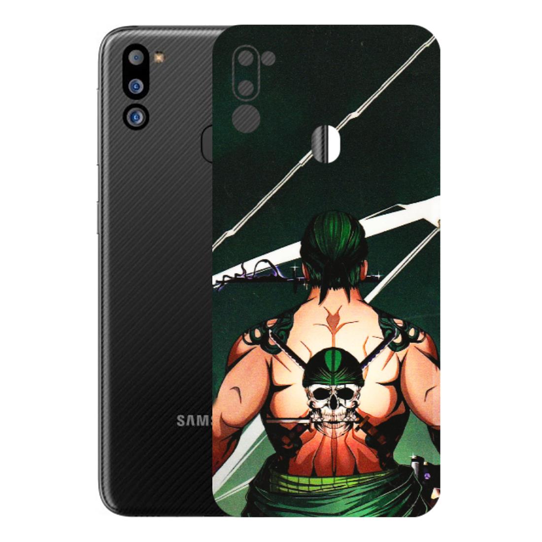 Samsung M/F/Note/Flip and C Phone Skins (All Models) - Zoro Anime - 3D Embossed Finish (L-23) Samsung Galaxy M21 2021