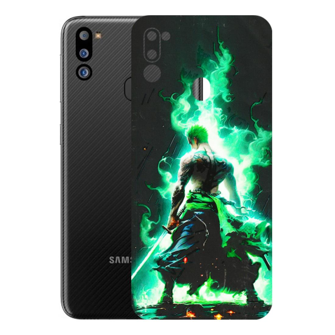 Samsung M/F/Note/Flip and C Phone Skins (All Models) - Zoro Sword - 3D Embossed Finish (L-241) Samsung Galaxy M21 2021