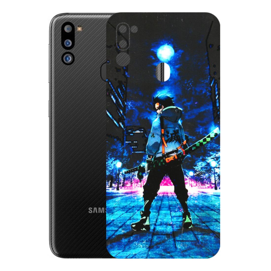 Samsung M/F/Note/Flip and C Phone Skins (All Models) - Demon Slayer Sword - 3D Embossed Finish (L-247) Samsung Galaxy M21 2021