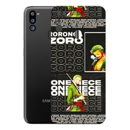 Samsung M/F/Note/Flip and C Phone Skins (All Models) - One Piece Zoro - 3D Embossed Finish (L-250) Samsung Galaxy M21 2021