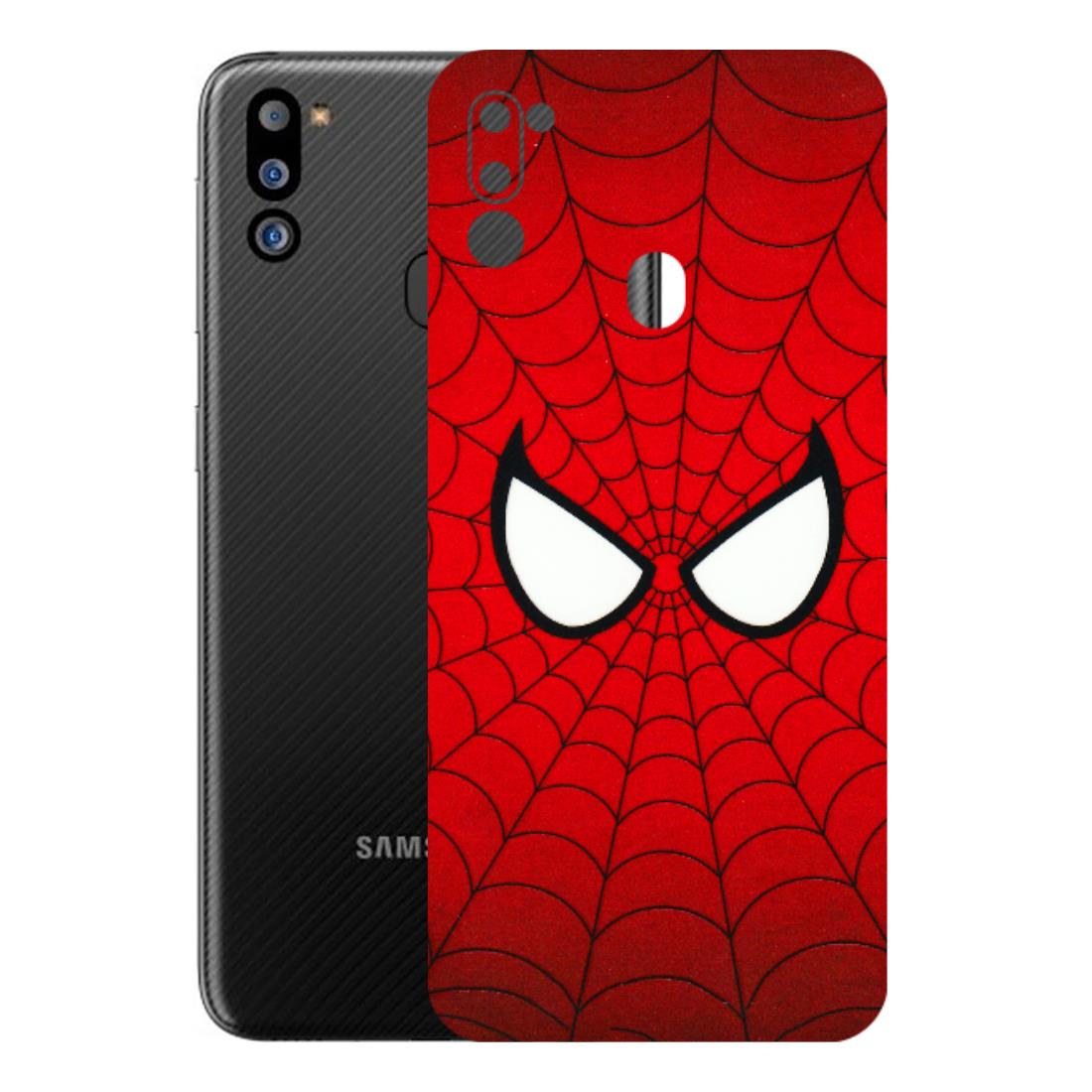 Samsung M/F/Note/Flip and C Phone Skins (All Models) - Spidey Eyes - 3D Embossed Finish (L-257) Samsung Galaxy M21 2021
