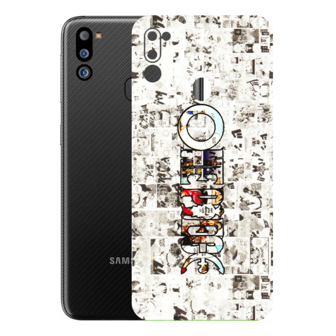 Samsung M/F/Note/Flip and C Phone Skins (All Models) - One Piece Manga - 3D Embossed Finish (L-26) Samsung Galaxy M21 2021