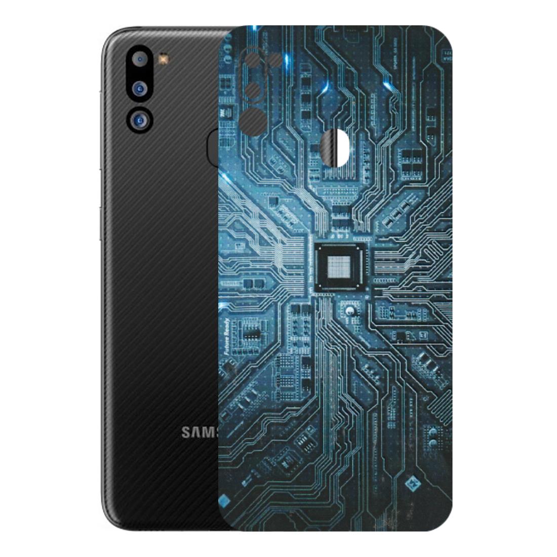 Samsung M/F/Note/Flip and C Phone Skins (All Models) - Original Circuit - 3D Embossed Finish (L-267) Samsung Galaxy M21 2021
