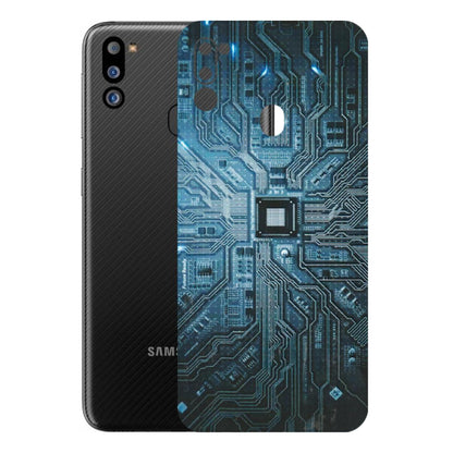Samsung M/F/Note/Flip and C Phone Skins (All Models) - Original Circuit - 3D Embossed Finish (L-267) Samsung Galaxy M21 2021