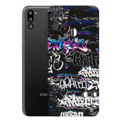 Samsung M/F/Note/Flip and C Phone Skins (All Models) - Graffiti Killer - 3D Embossed Finish (L-274) Samsung Galaxy M21 2021