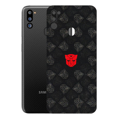 Samsung M/F/Note/Flip and C Phone Skins (All Models) - Transformers Devastation - 3D Embossed Finish (L-301) Samsung Galaxy M21 2021