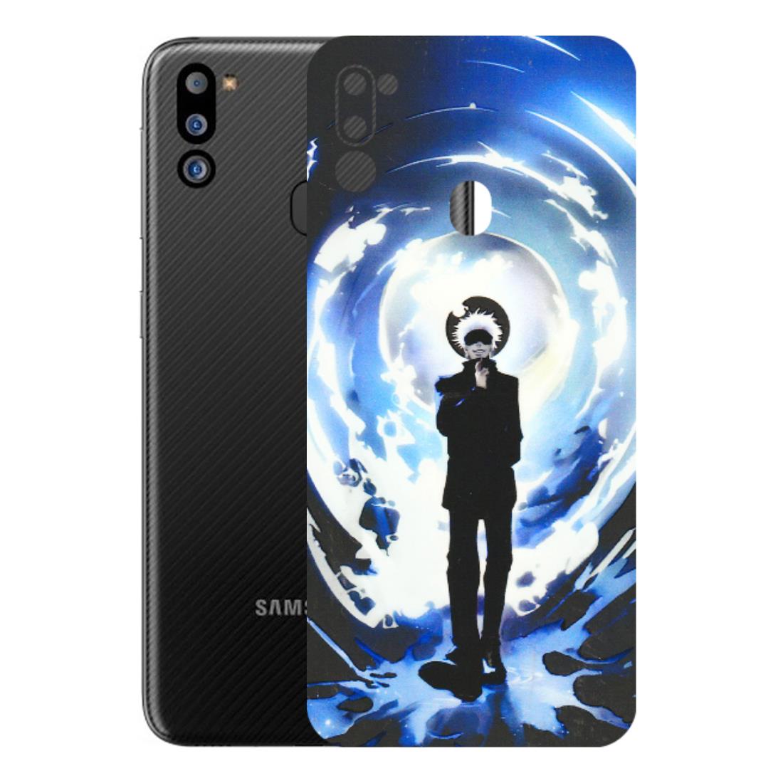 Samsung M/F/Note/Flip and C Phone Skins (All Models) - Jujustu Kaisen Anime Manga - 3D Embossed Finish (L-317) Samsung Galaxy M21 2021