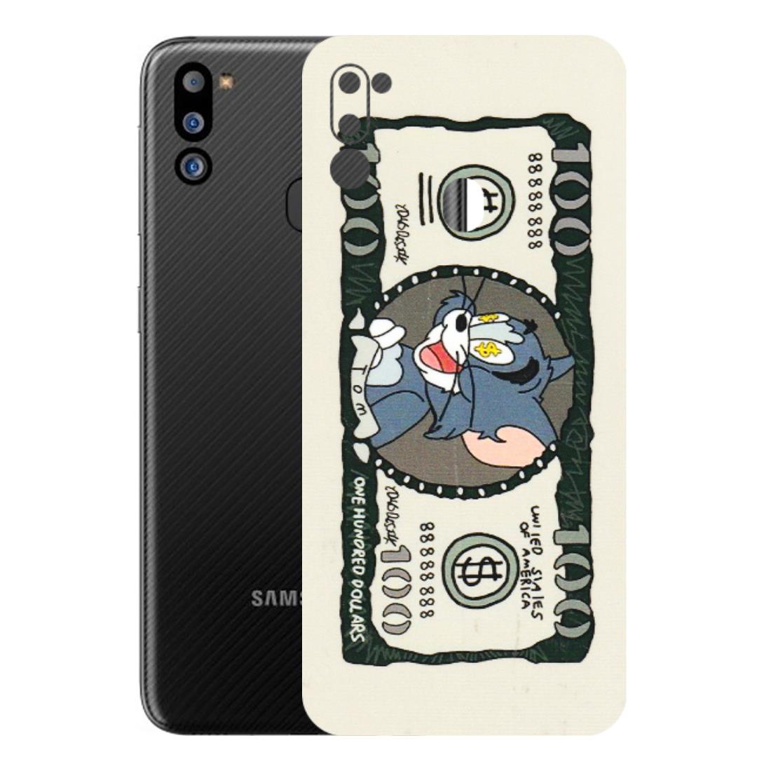 Samsung M/F/Note/Flip and C Phone Skins (All Models) - Tom Hundred Dollar - 3D Embossed Finish (L-324) Samsung Galaxy M21 2021