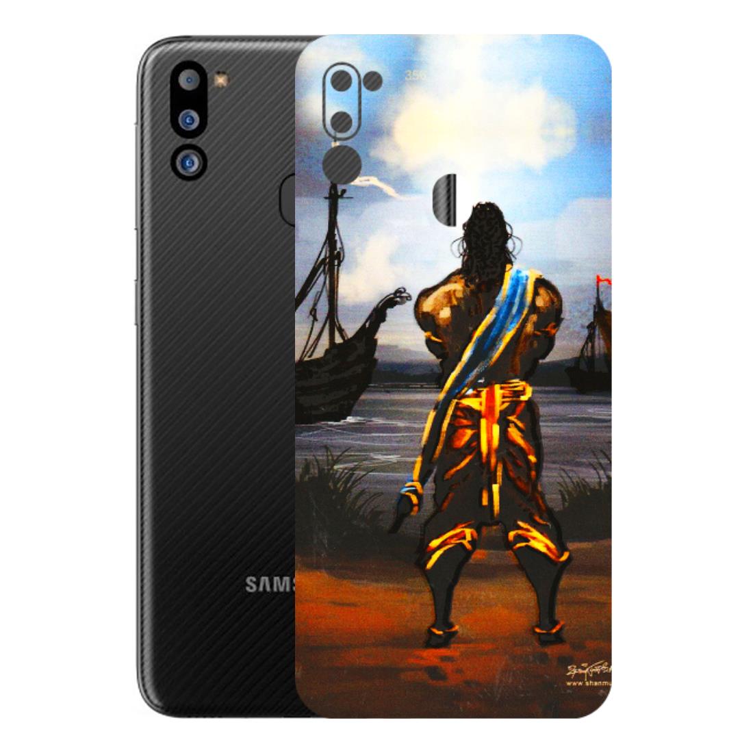 Samsung M/F/Note/Flip and C Phone Skins (All Models) - Heavenly God Figure - 3D Embossed Finish (L-34) Samsung Galaxy M21 2021