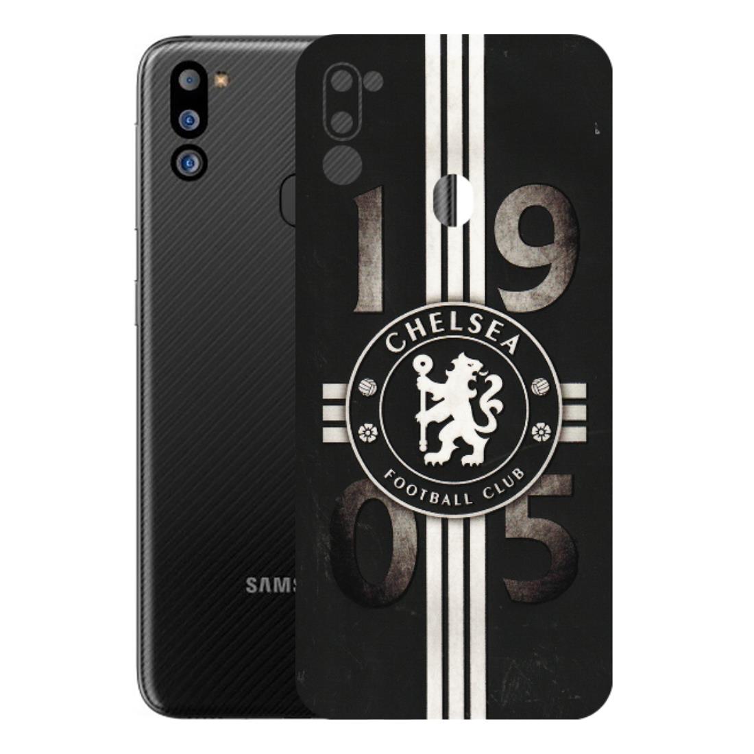 Samsung M/F/Note/Flip and C Phone Skins (All Models) - Chelsea Fan Club - 3D Embossed Finish (L-36) Samsung Galaxy M21 2021