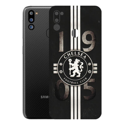 Samsung M/F/Note/Flip and C Phone Skins (All Models) - Chelsea Fan Club - 3D Embossed Finish (L-36) Samsung Galaxy M21 2021