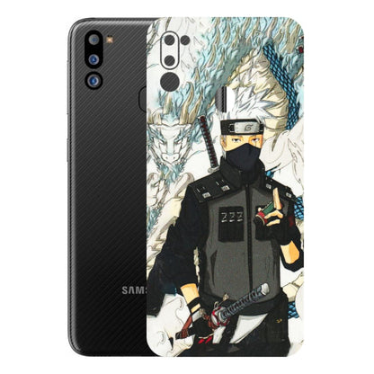 Samsung M/F/Note/Flip and C Phone Skins (All Models) - Kakashi Hatake Naruto Anime - 3D Embossed Finish (L-46) Samsung Galaxy M21 2021